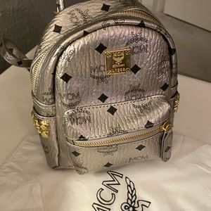 MCM mini backpack-silver